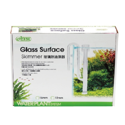 Заборник воды стеклянный совмещенный со скиммером  для внешних фильтров, 16мм